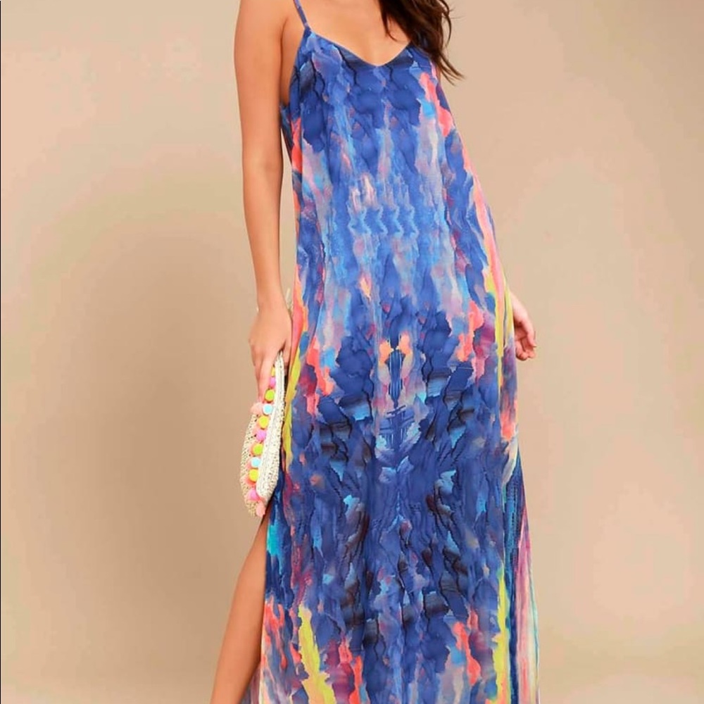 Lulu’s colorful maxi dress